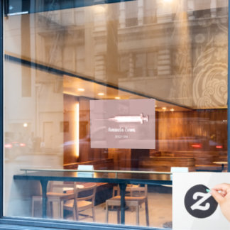 美容師シリンジボトックス注入スパバラ ウィンドウサイン