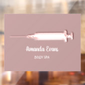 美容師シリンジボトックス注入スパバラ ウィンドウサイン (シート2)