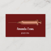 美容師シリンジボトックス注射用ブルゴーニュ 予約カード (正面)