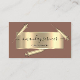 美容師シリンジボトックスB12 QRCodeフレーム 名刺