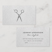 美容師シルバーシザーズアポイントメント 予約カード (正面/裏面)