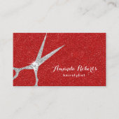 美容師シルバーシザーレモダンッドサロン 名刺 (正面)