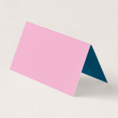 美容師スクリプト手書きトレンディー折り畳み 名刺 (裏面)