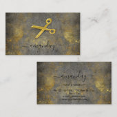 美容師スタイリストゴールデングランジーグレーロフト 名刺 (正面/裏面)