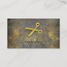 美容師スタイリストゴールデングランジーグレーロフト 名刺