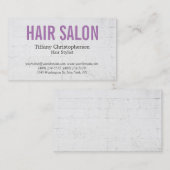 美容師スタイリストサロンプロフェッショナル 名刺 (正面/裏面)