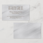 美容師スタイリスト美しいサロンプロフェッショナル 名刺 (正面/裏面)