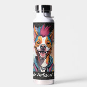 美容師スタイリッシュ向けの犬の贈り物美容師 ウォーターボトル (左面)