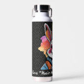 美容師スタイリッシュ向けウサギ美容師 ウォーターボトル (正面)