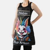 美容師スタイリッシュ向けウサギ美容師 エプロン (インサイチュ)