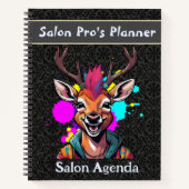 美容師スタイリッシュ向けディアギフト美容師 ノートブック (正面)