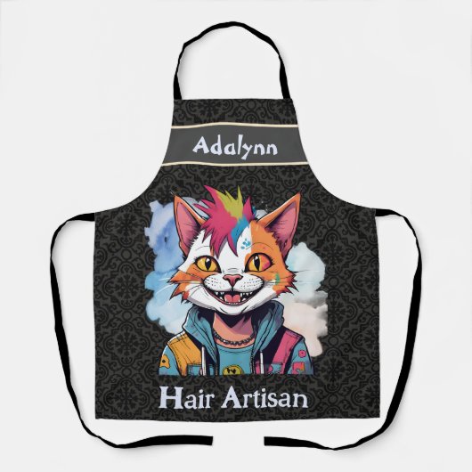 美容師スタイリッシュ向けプレゼント美容師 エプロン (正面)