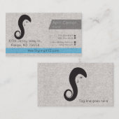 美容師スタジオカスタムビジネスカード 名刺 (正面/裏面)