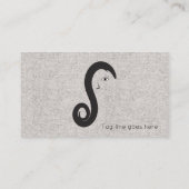 美容師スタジオカスタムビジネスカード 名刺 (裏面)