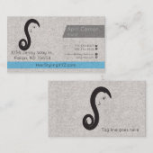 美容師スタジオカスタムビジネスカード 名刺 (正面/裏面)