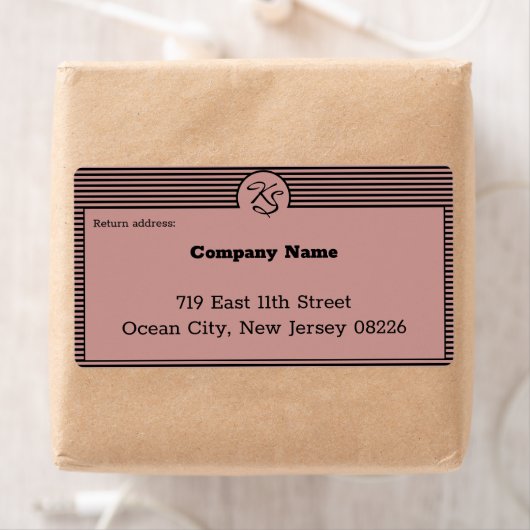 美容師スモールカンパニーカスタム文字&モノグラム ラベル (インサイチュ)