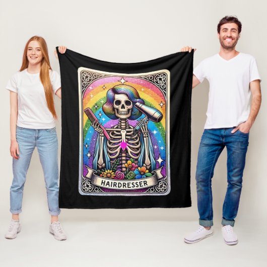 美容師タロットカードコレクション フリースブランケット (インサイチュ)