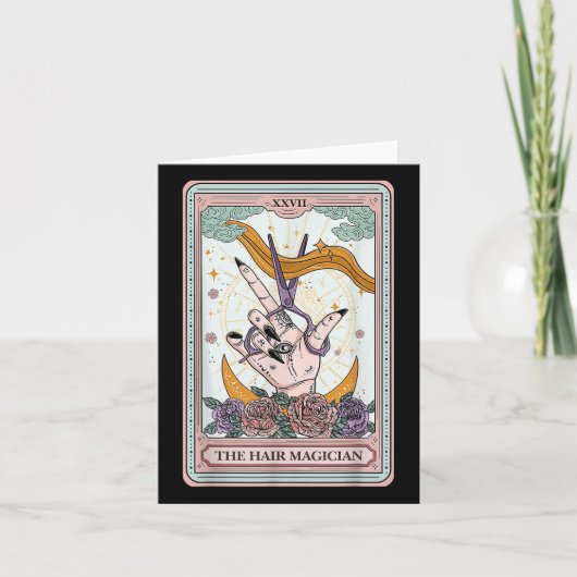 美容師タロットカードゴシック美容師サロンハ カード (正面)