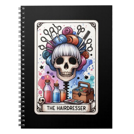 美容師タロットカードノート ノートブック (正面)
