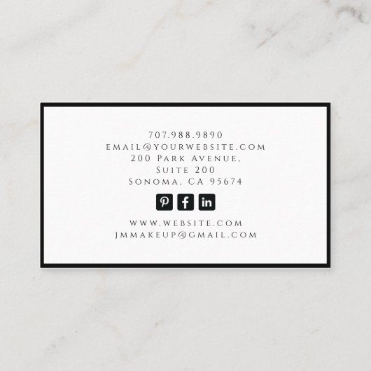 美容師タロット名刺 名刺 (裏面)