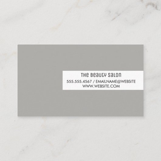 美容師チェアコームシアーズ 名刺 (裏面)