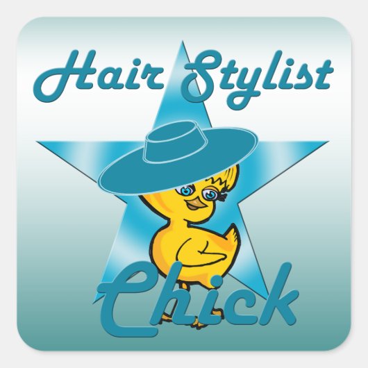 美容師チック#7 スクエアシール (正面)