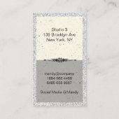 美容師ツール | グリッターファンシー 名刺 (裏面)