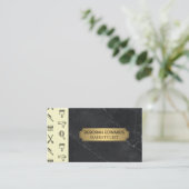 美容師ツール | サロン理容師ルクス 名刺 (スタンド正面)