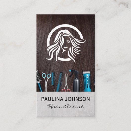 美容師ツール |サロン 名刺 (正面)