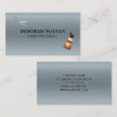 美容師ツール |メタリックテクスチャ 名刺 (正面/裏面)