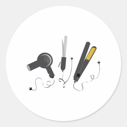 美容師ツール ラウンドシール (正面)