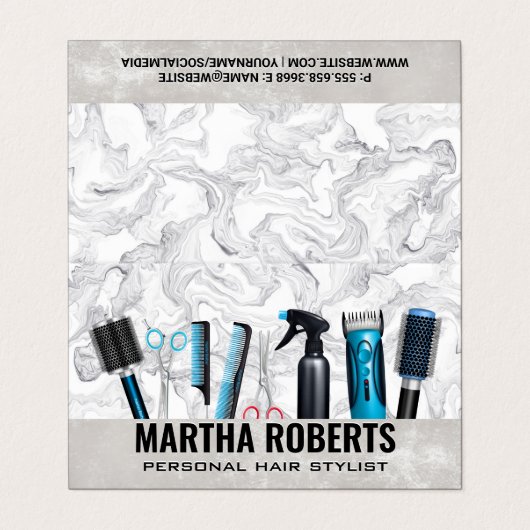 美容師ツール 名刺 (外部フラット)