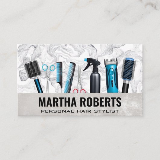 美容師ツール 名刺 (正面)