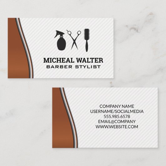 美容師ツール 名刺 (正面/裏面)