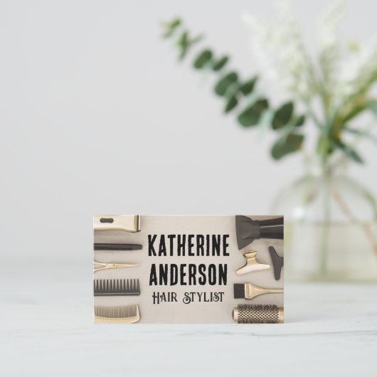 美容師ツール 名刺 (スタンド正面)