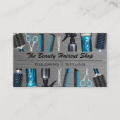 美容師ツール | 金属ブラシ 名刺 (正面)