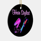 美容師ティー素晴らしズ及び贈り物 セラミックオーナメント (右)