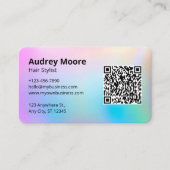 美容師テンプレート 名刺 (正面)