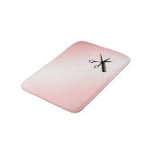 美容師デザイン ピンク バスマット (アングル)