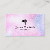 美容師ドライ吹ヤパステルグリッタードライアー 名刺 (正面)