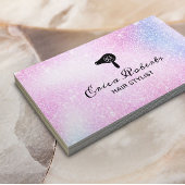 美容師ドライ吹ヤパステルグリッタードライアー 名刺