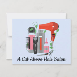 美容師ノートカードと2025年予定表（背面） ノートカード