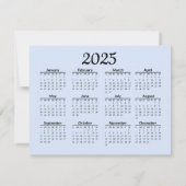 美容師ノートカードと2025年予定表(背面) ノートカード (裏面)