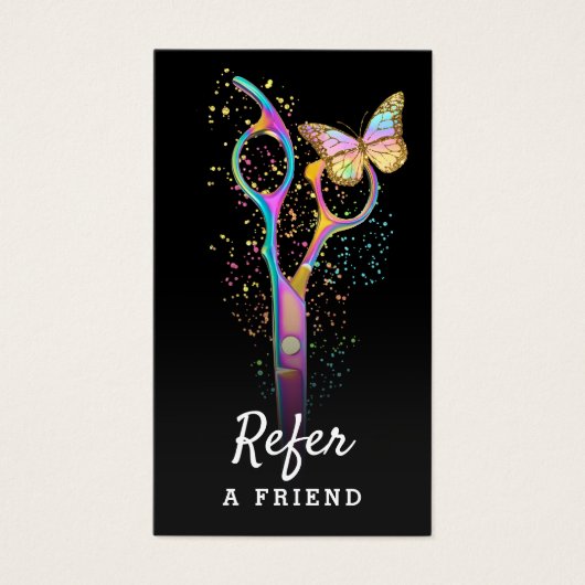 美容師ハサミ紹介カード (正面)