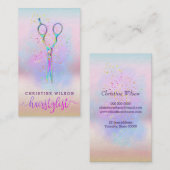 美容師ハサミ 名刺 (正面/裏面)