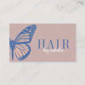 美容師バタフライ美しいサロンダスティバラ 名刺 (正面)