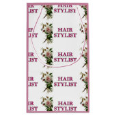 美容師バラ スモールペーパーバッグ (裏面)