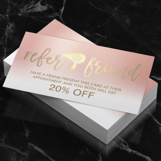 美容師パステルバラ金ゴールドサロン紹介 紹介カード