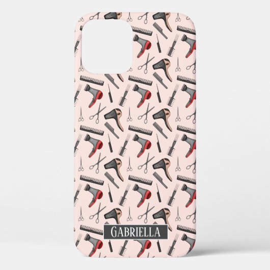 美容師パタパーソナライズされたーン Case-Mate iPhoneケース (裏面)