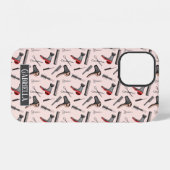 美容師パタパーソナライズされたーン iPhoneケース (裏面横)